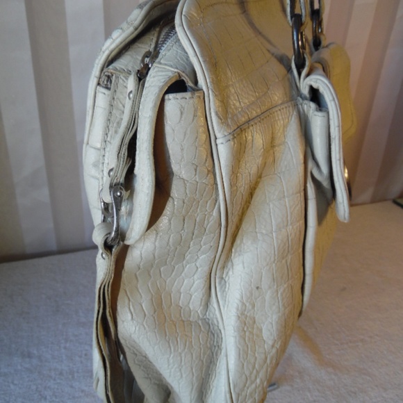 Etienne Aigner Distressed Satchel Shoulder Bag - Picture 2 of 8